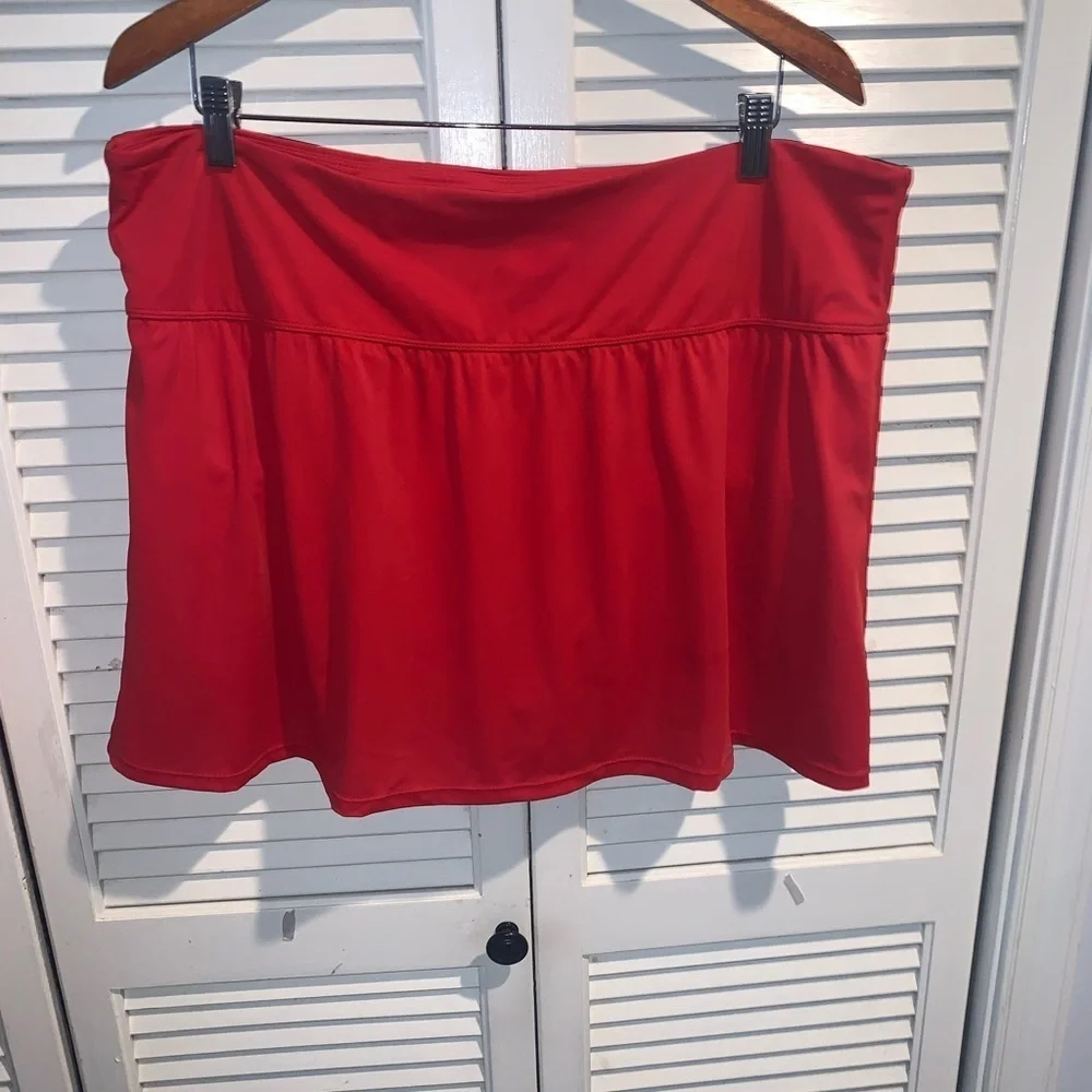 D&co 2 piece Tankini Red with sailboat print 20W